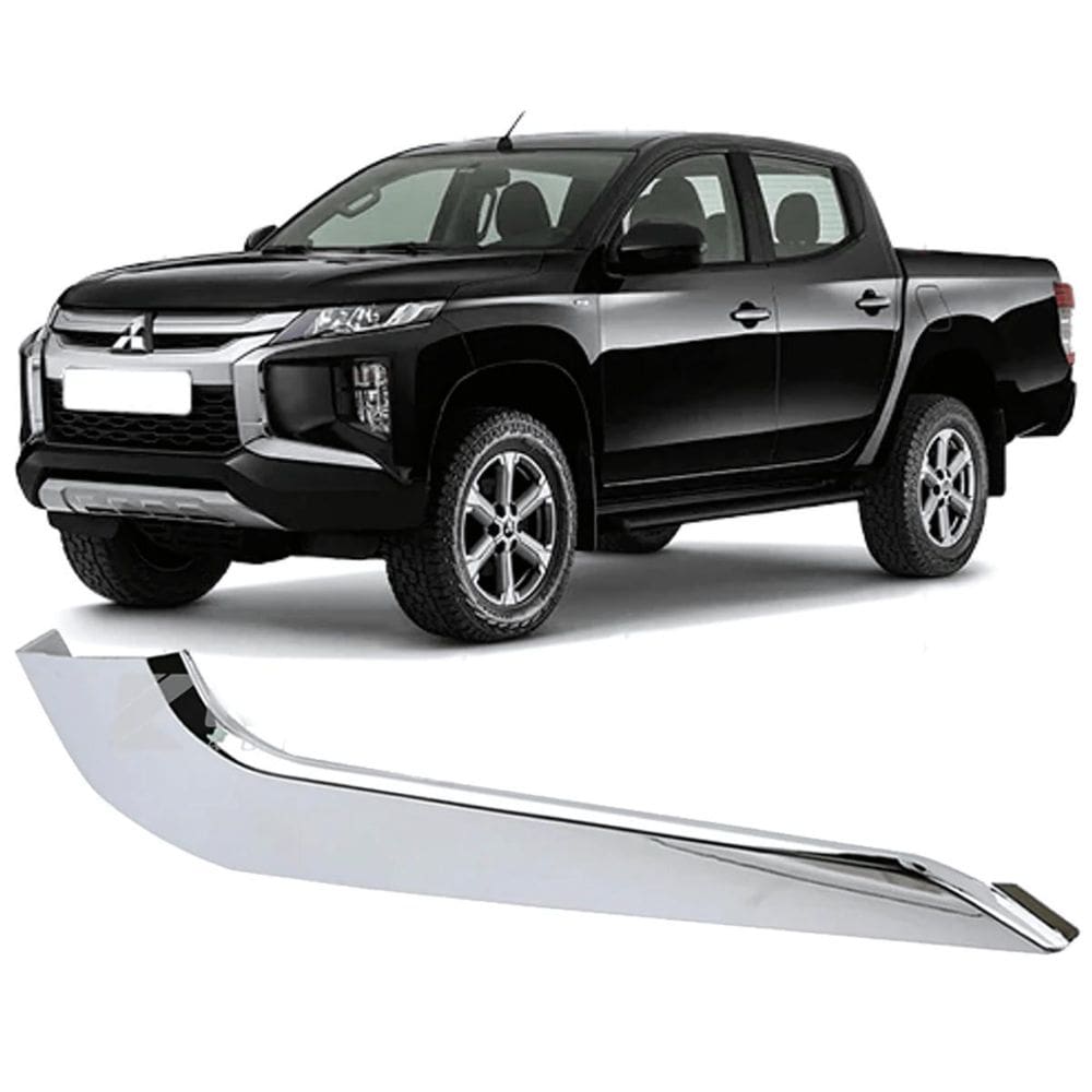 Moldura Inferior Cromada Parachoque L200 2.4 16V 2021-25 Esq