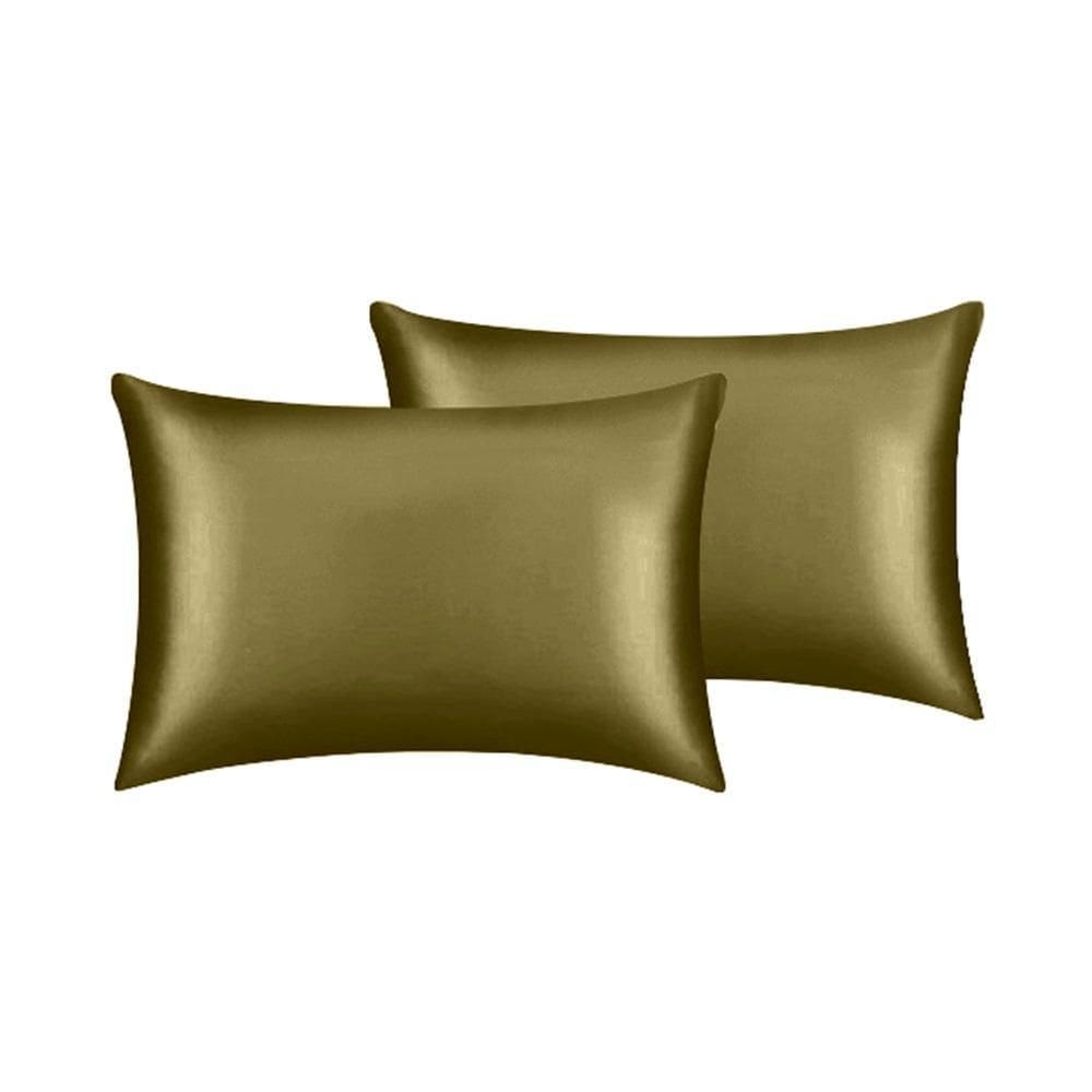 2 Fronhas De Cetim Seda Cobre Anti Frizz Alto Brilho