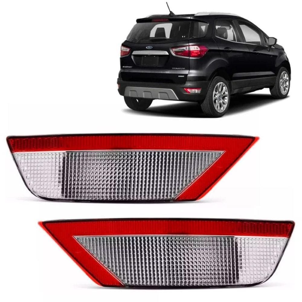 Par Lanterna Traseira Retrorefletor Ecosport 2019 A 2020