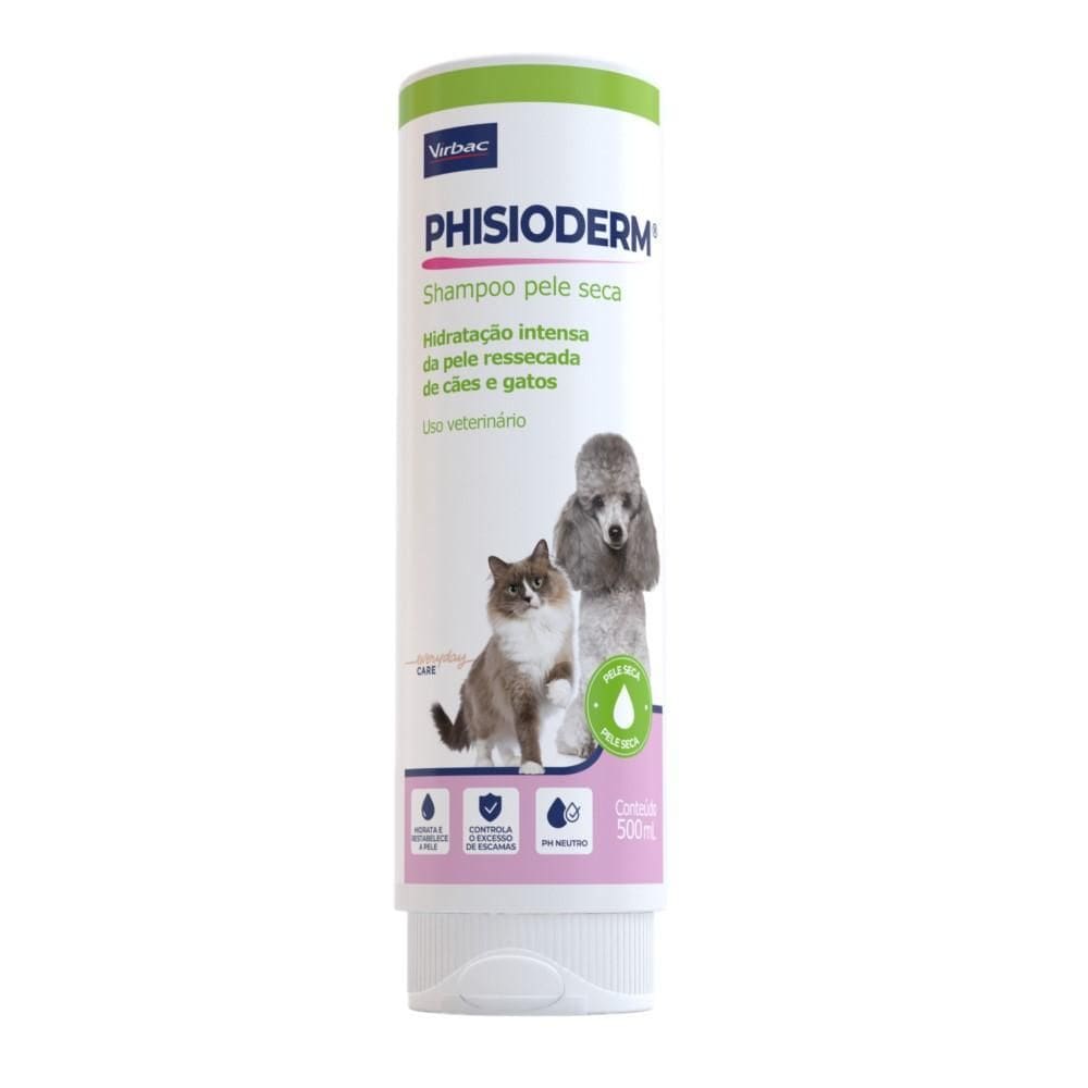 Phisioderm Shampoo Pele Seca 250Ml - Virbac