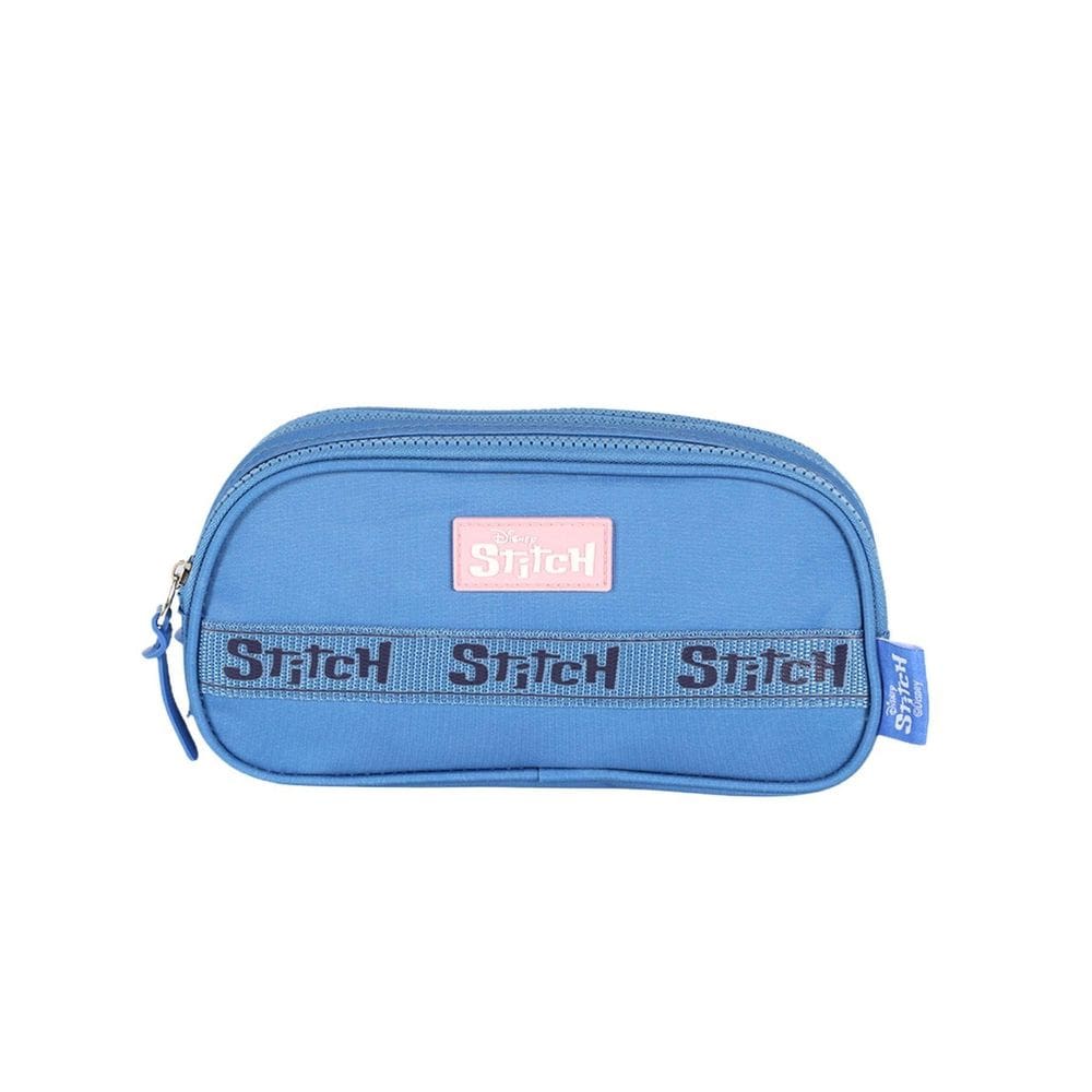 Estojo Escolar Triplo Penal Lilo Stitch Et50055 - Azul