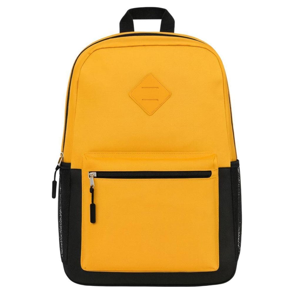 Mochila De Costas Escolar Juvenil Mostarda Ref.Mf24056