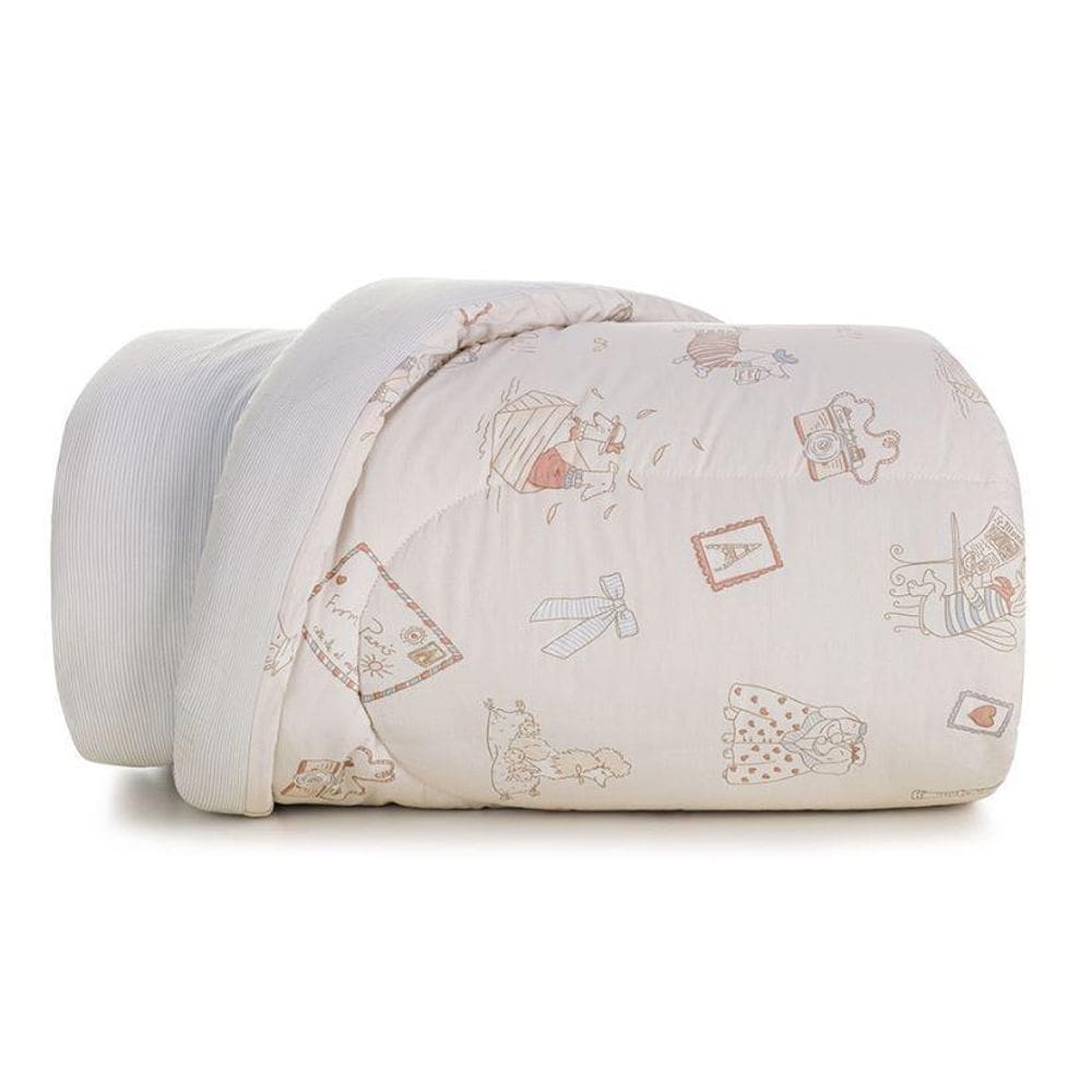 Edredom Solteiro Infantil Jolie 200 Fios Karsten