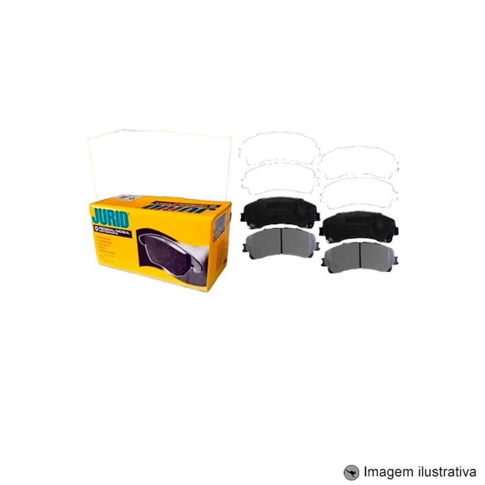 Pastilha de Freio Dianteira S10 17 / ... com alarme sonono