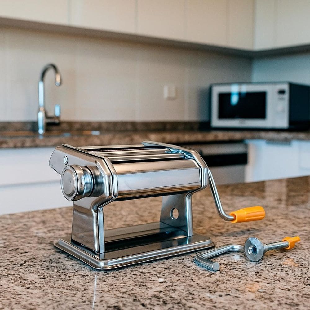 Maquina De Macarrão Inox Cortador Caseira Lasanha