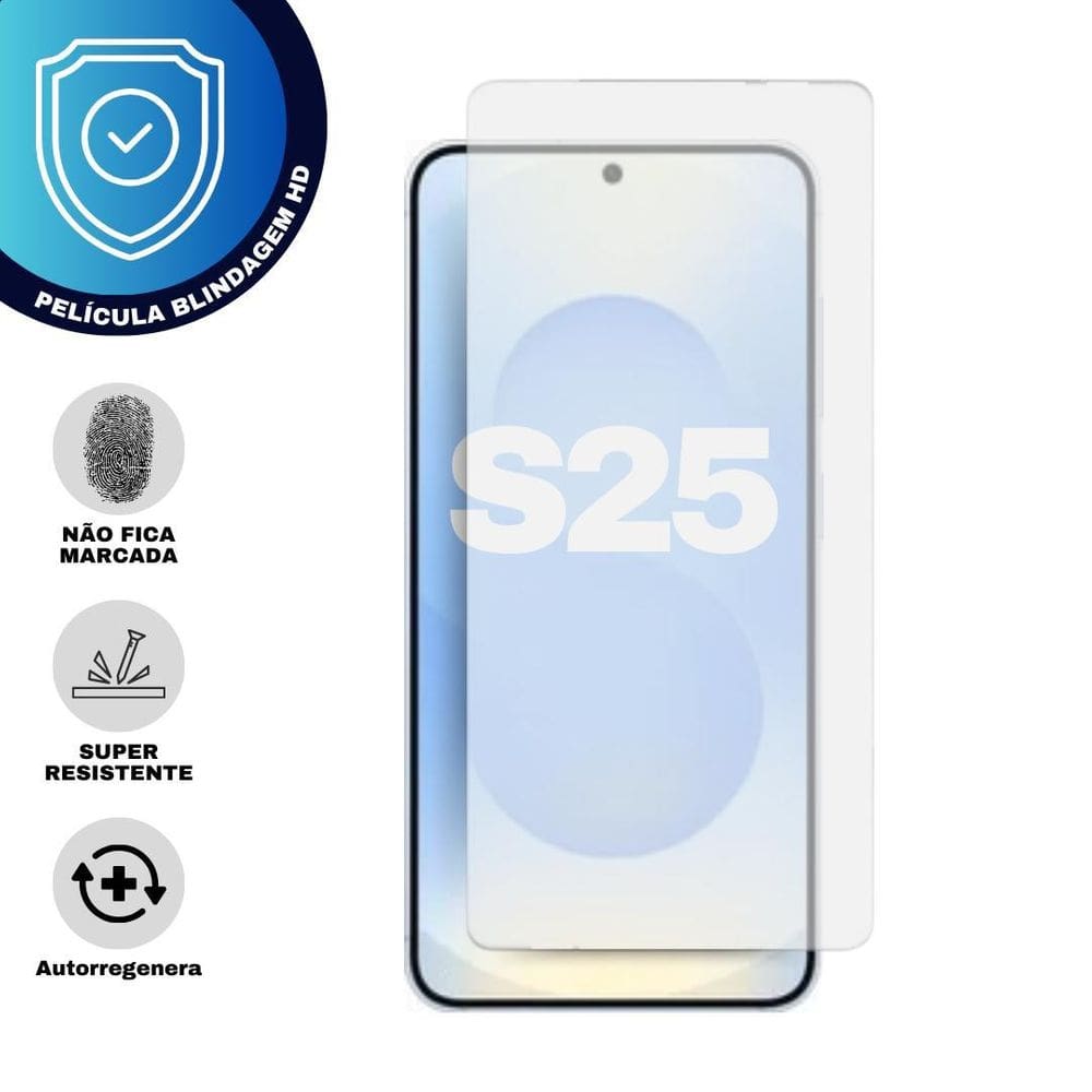 Película Proteção De Hidrogel Hd Blindagem Para Samsung S25