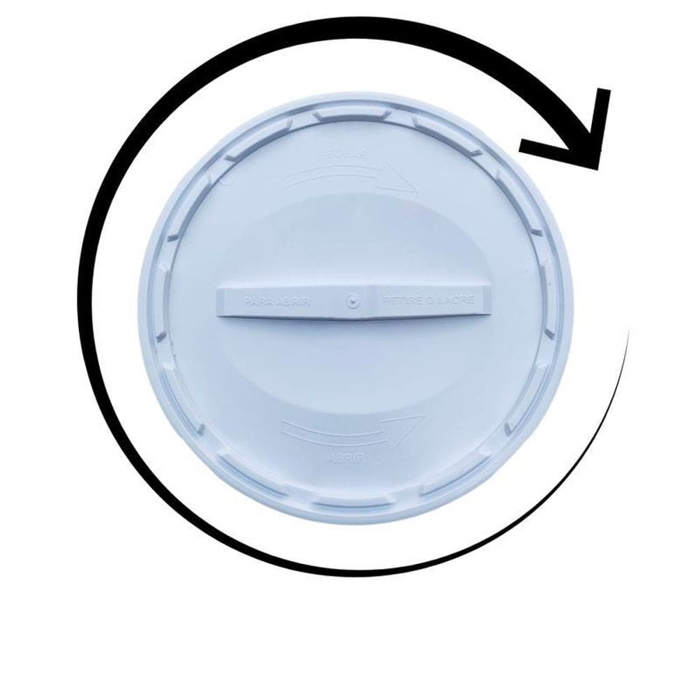 Balde Para Cereais 20L Tampa De Rosquear - Kit 17 Pçs