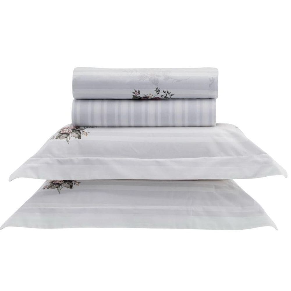 Jogo De Cama Solteiro Vida Bela 200 Fios Verene Kacyumara