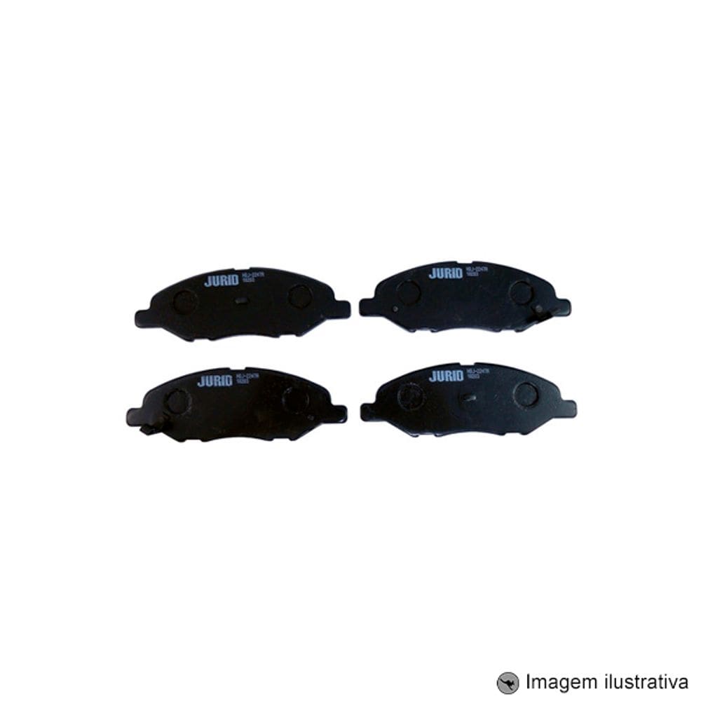 Pastilha de Freio Dianteira Livina / SL 1.6 16V 09 / ... Tiida 1.8 / 1.8 Flex / S / SL 07 / ... com alarme sonono