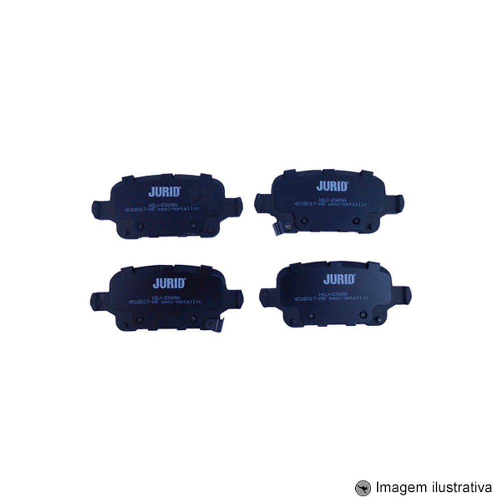 Pastilha de Freio Dianteira Cruze LT 1.4 17 / ... com alarme sonono