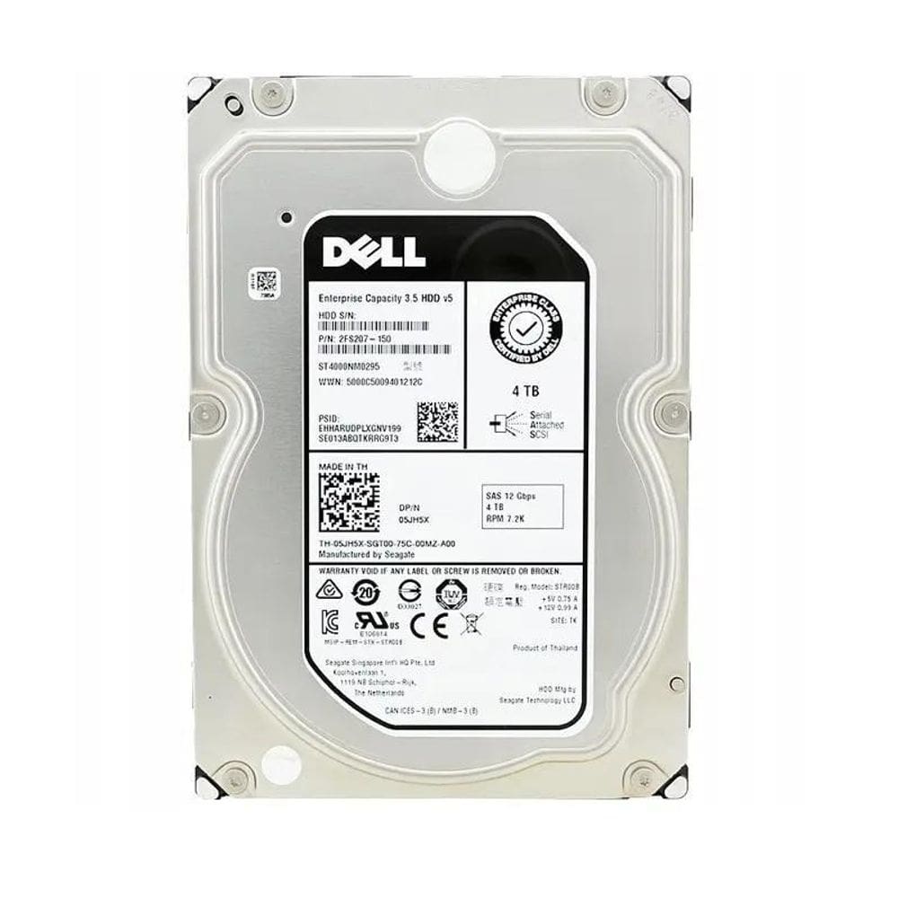 Hd Sas Storageserver Dell 4T 3.5/12Gbs 0J5H5X