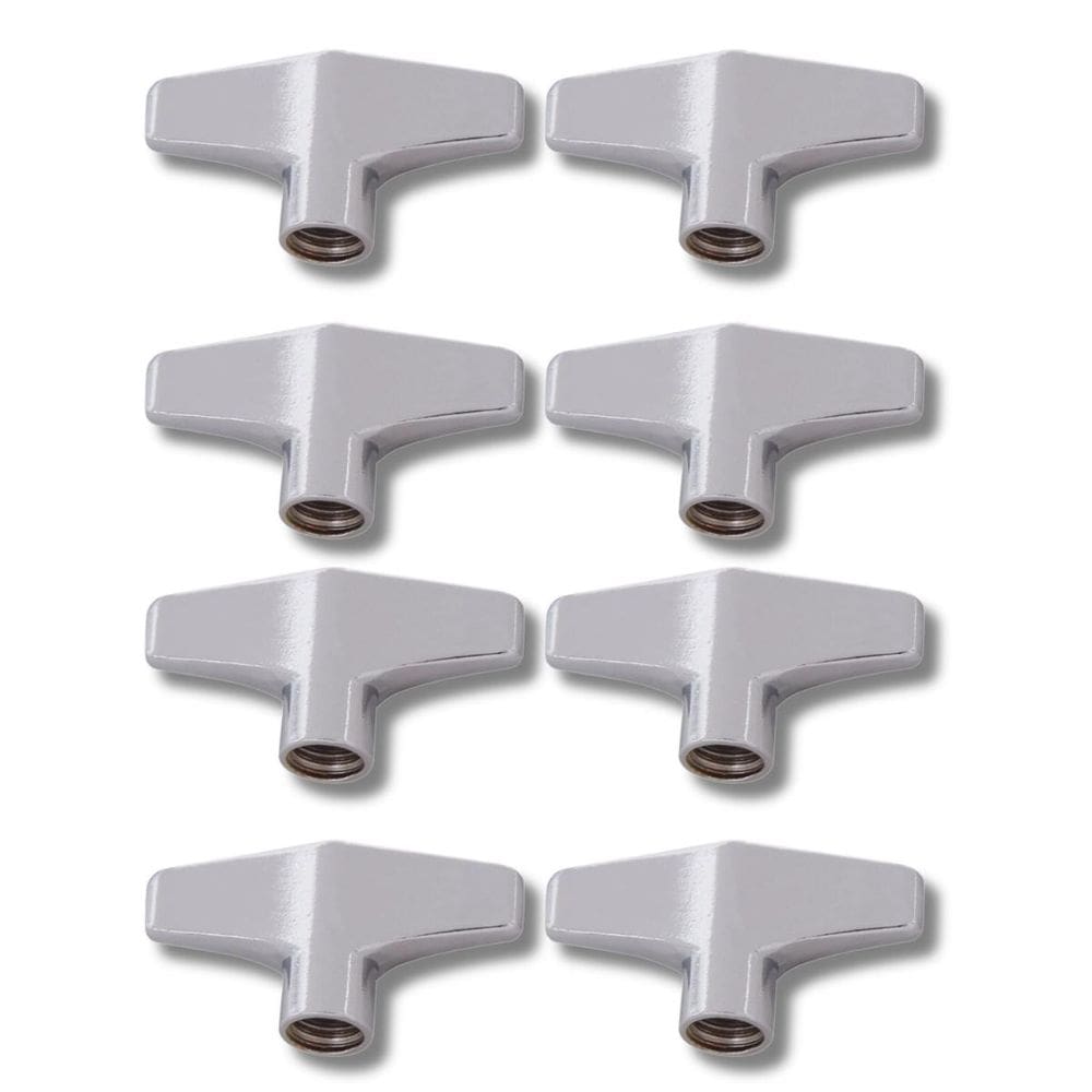 Kit 8 Borboleta Fêmea 6Mm 17.1 Cromada Spanking