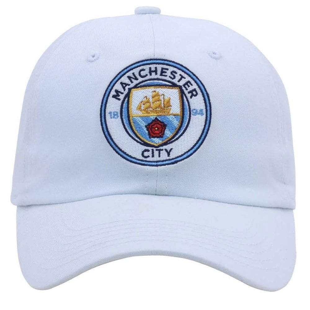 Boné Manchester City Bordado Branco Supercap