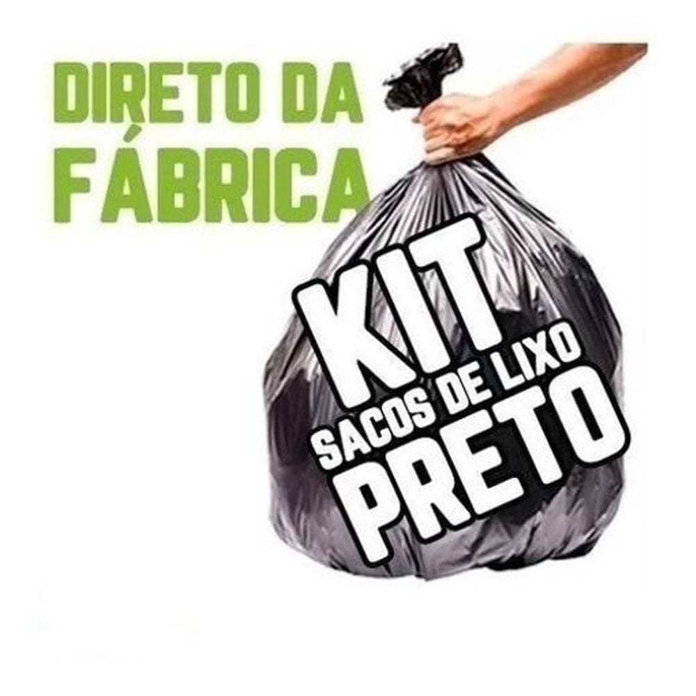 Kit Sacos 20Llts, 40Lts E 60Lts Com 100 Unidades Cada Pacote