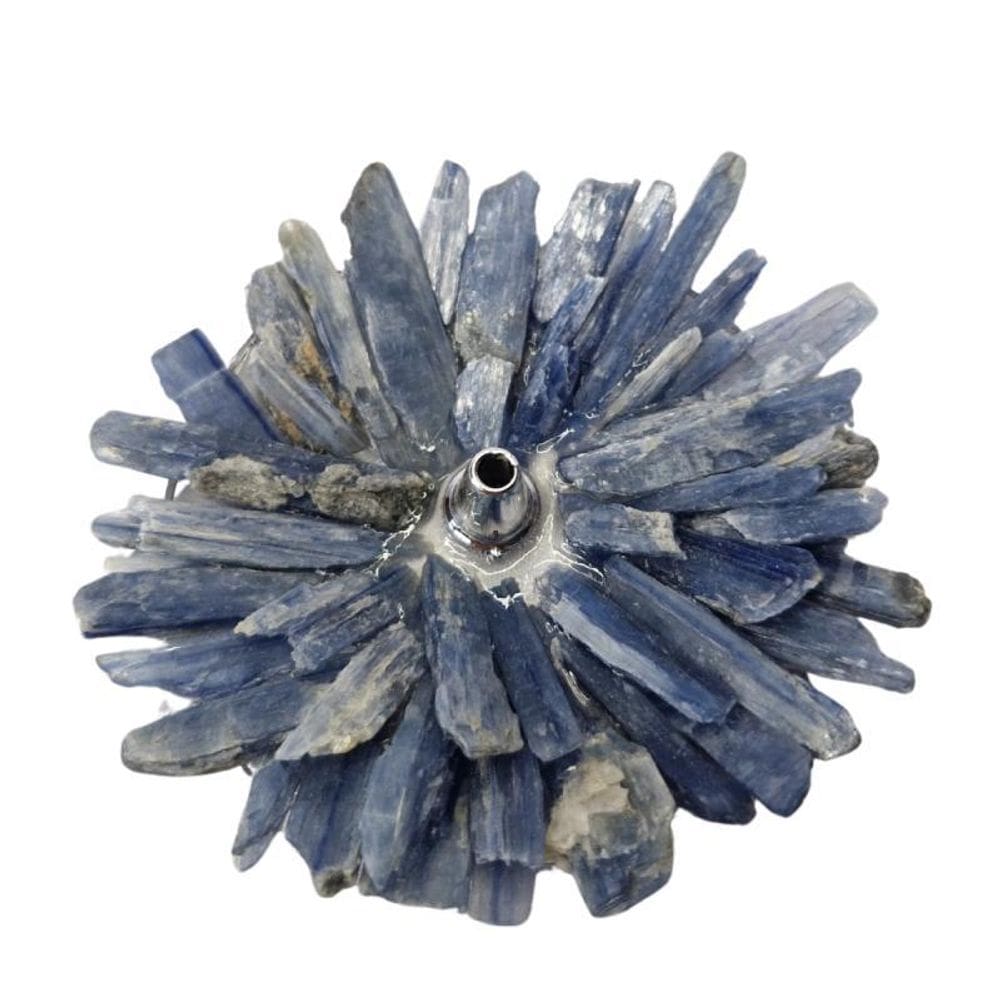 Incensário Pedra Sodalita 8 Cm Natural Presente E Decoração