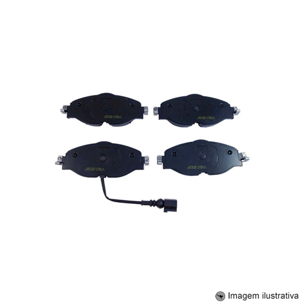 Pastilha de Freio Dianteira Golf 1.4 / 2.0L 14 / ... Golf Variant 1.4 TSI Confort Line / High Line 15 / ... com alarme sonono