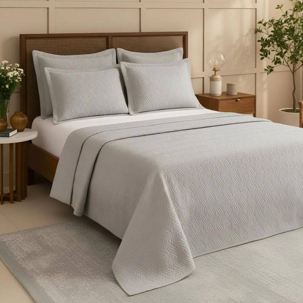 Cobre Leito 250 Fio Amber King Extra Macio Algodão Premium