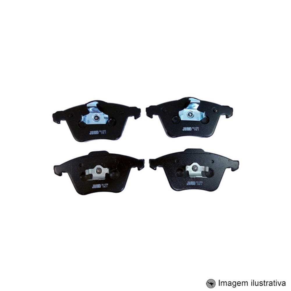 Pastilha de Freio Dianteira Golf V Sedan / Variant 3.2I R 32 4 Motion 07 / ? A3 Sedan 3.2I V6 Quattro 07 - 03 / ... sem Alarme