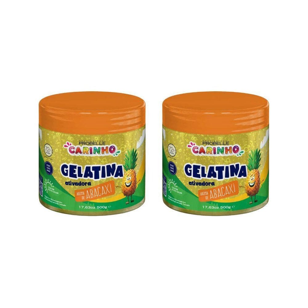 Gelatina Capilar Probelle Super Bonita 500G Carinho Abac 2Un