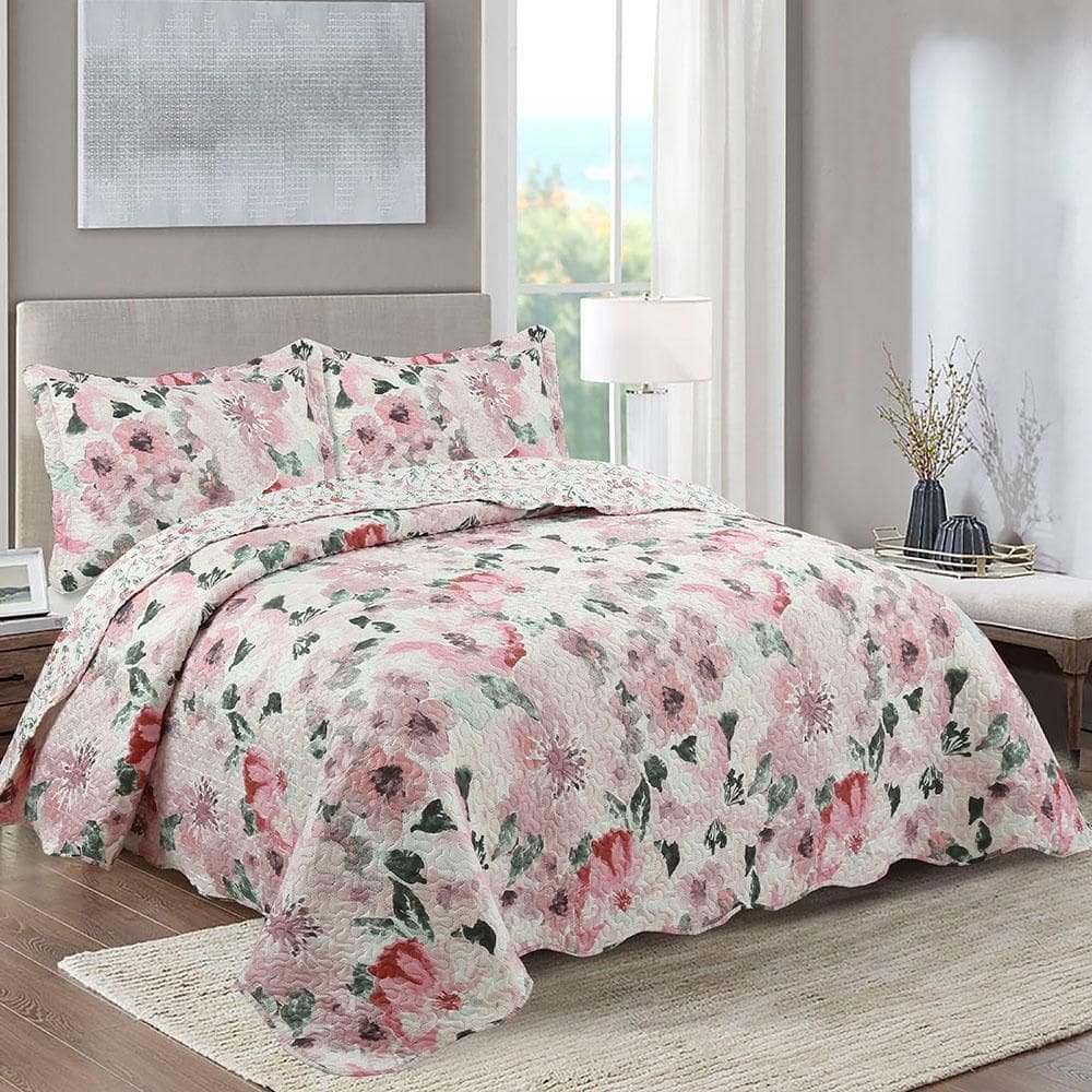 Kit Cobre Leito Colcha King Boutik Dupla Face - Sirlene