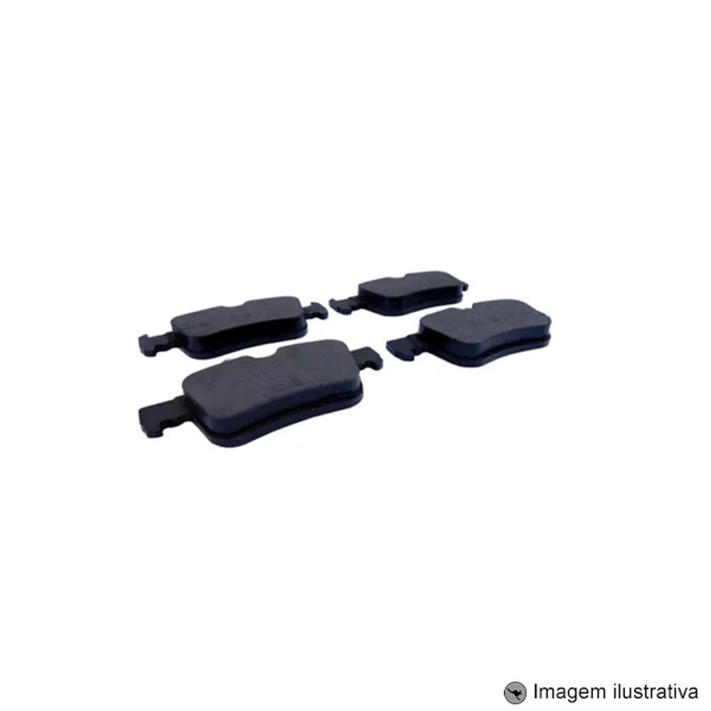 Pastilha de Freio Traseira Fusion 2013 / ... sem Alarme