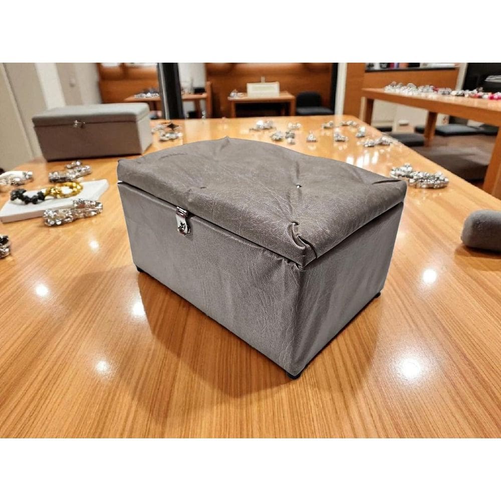 Caixa Porta Objetos Joias Baú Estojo Organizador Com Trava B