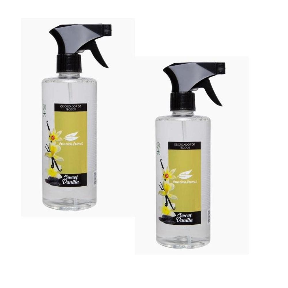 Odorizador De Tecido Vanilla Amazônia Aromas 500Ml Cd Kit/2