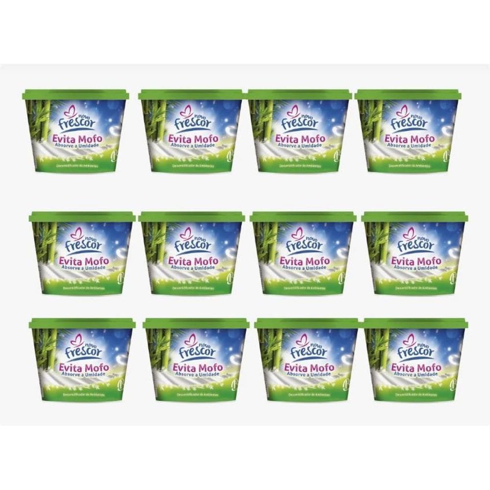 Kit 12 Evita Mofo Absorve A Umidade Novo Frescor 80G - Bambu