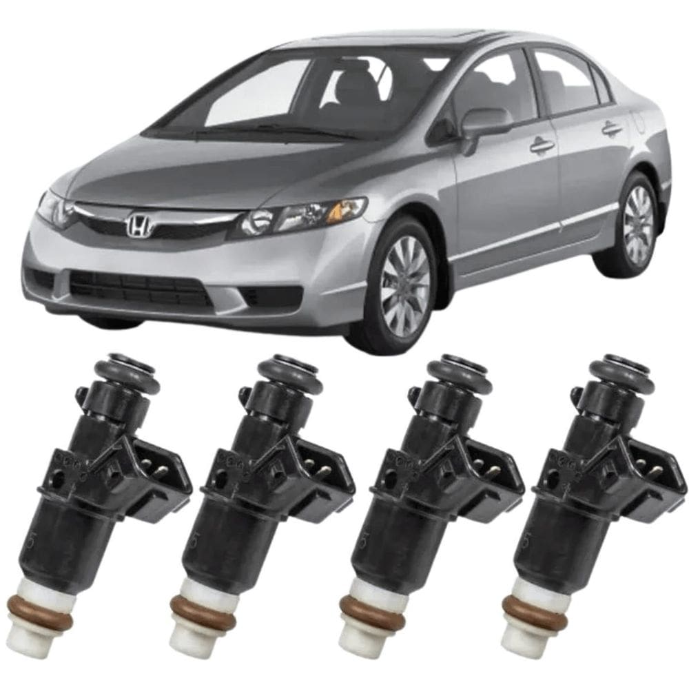 Kit 4 Bico Injetor New Civic 1.8 16V-  Com 8 Furos