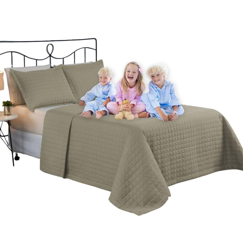 Kit Cobre Leito Casal Matelado Copacabana Dupla Face 3 Peças