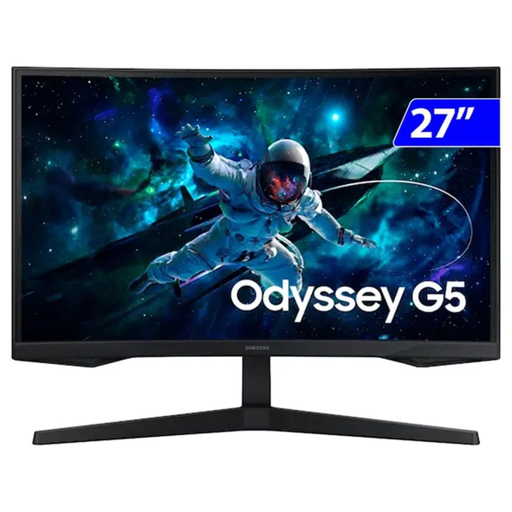 Monitor Gamer Samsung Odyssey G5 27 Full HD HDMI LS27CG552ELMZD