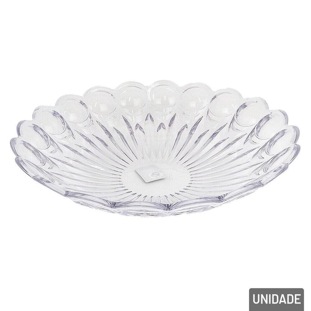 Centro de Mesa Plástico 30cm Bolas de Cristal - Tudo em Caixa