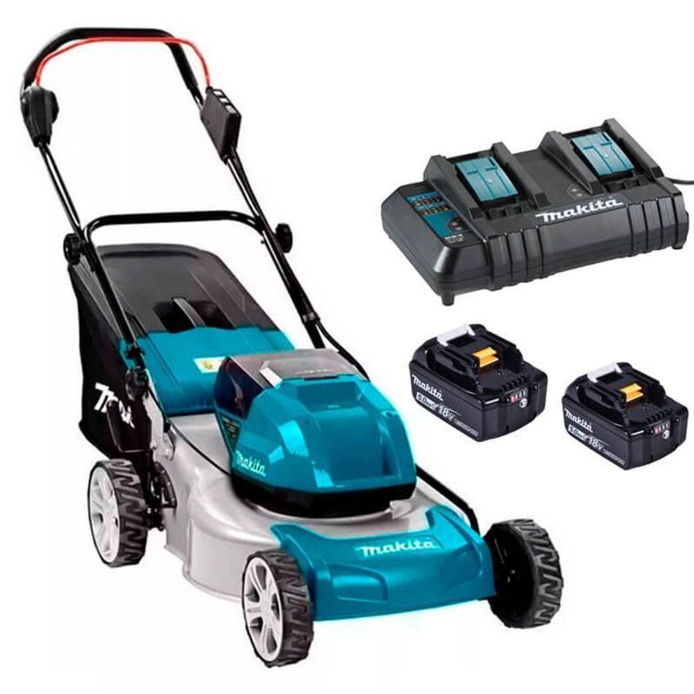 Cortador Grama A Bateria 36V Lxt Makita Dlm460Z+2Uni