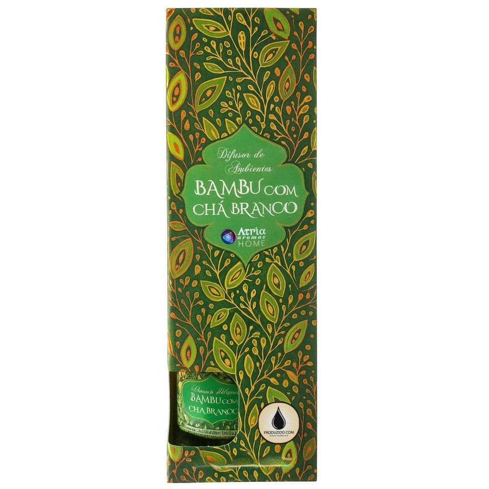 Difusor De Ambientes Aroma Bambu Com Chá Branco 250 Ml