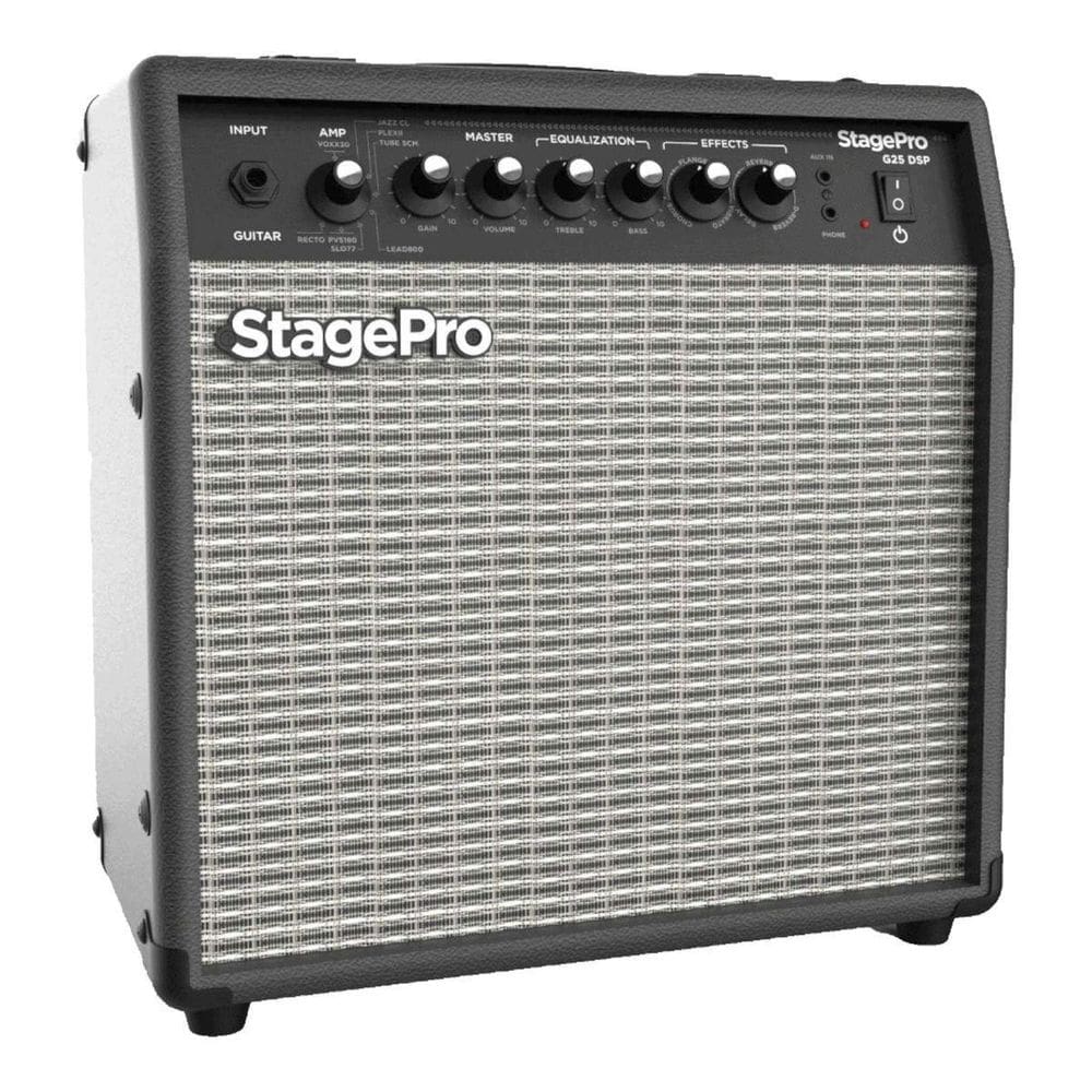 Combo Stagepro G25 Dsp 25W Para Guitarra