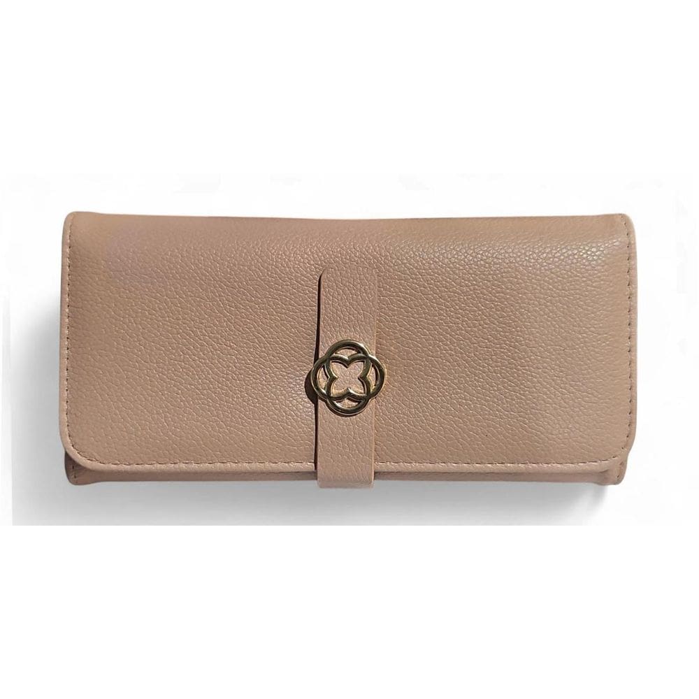 Carteira Feminina De Mão Divisória Com Ziper Chris Helena Ro