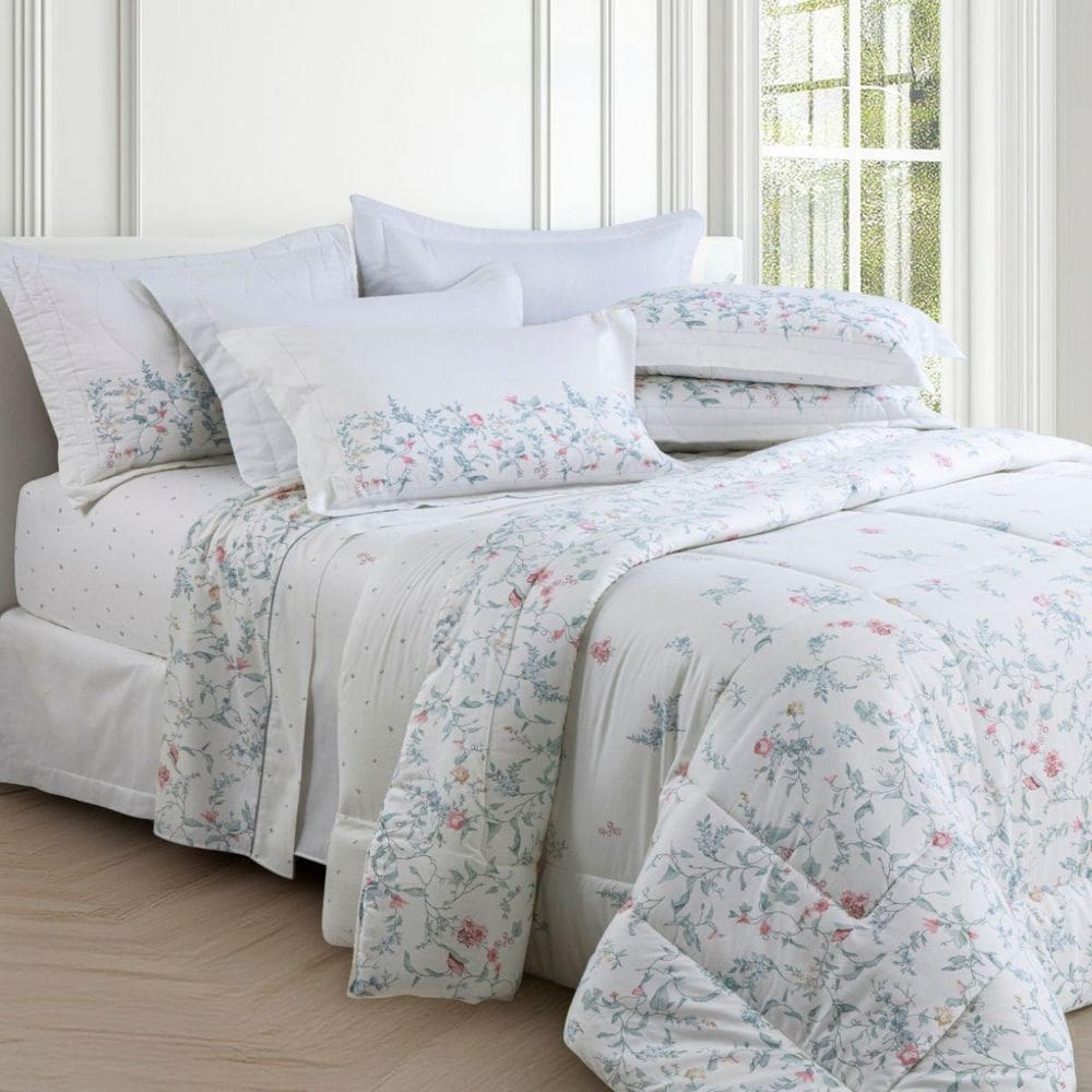 Cobreleito King 300 Fios Kacyumara Satinee 03 Peças Siera