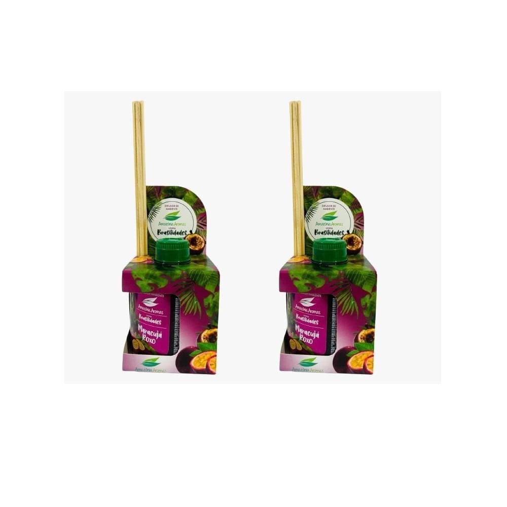 Difusor De Varetas Maracujá Roxo Amazônia Aromas Kit C/2