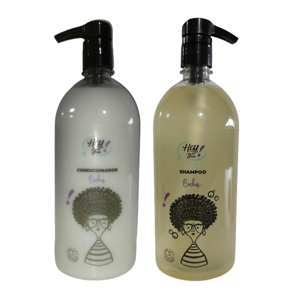 Kit Cachos Shampo E Condicionador 1L - Hey You