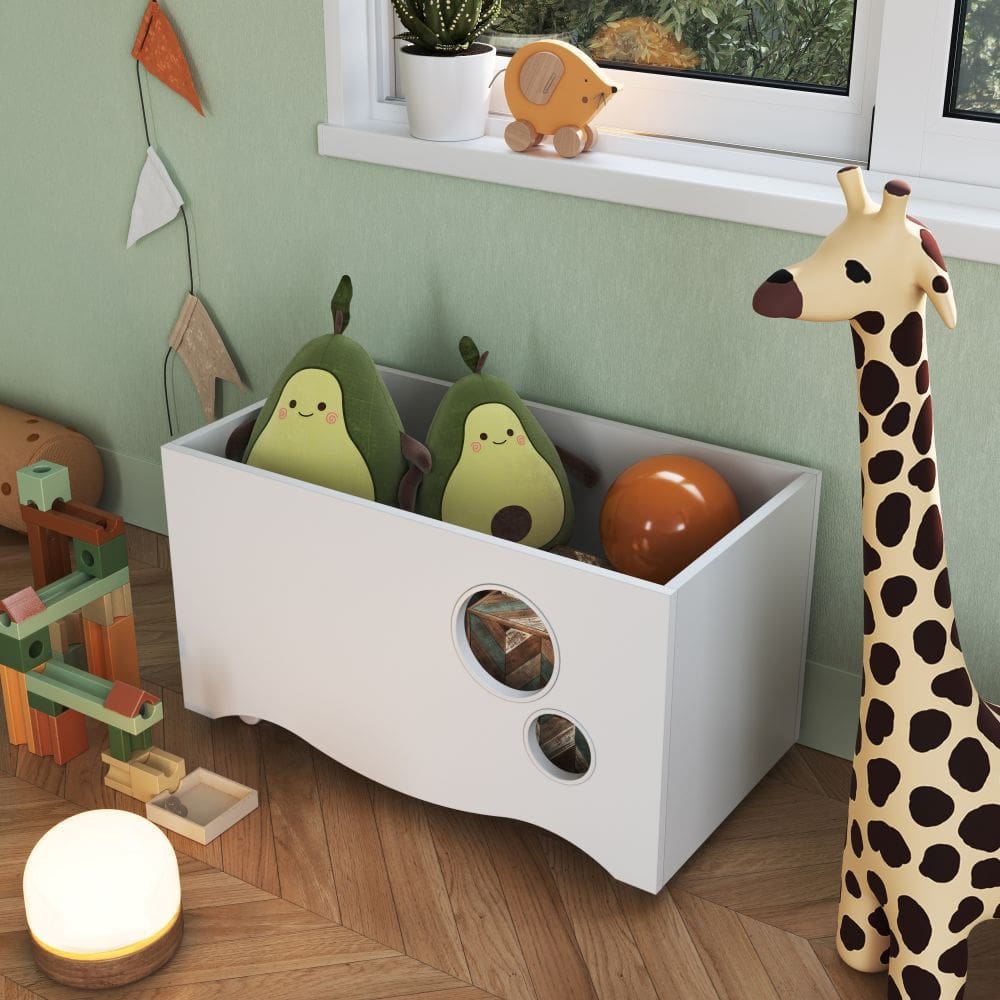 Caixa Organizadora com Rodizios Encanto Completa Moveis