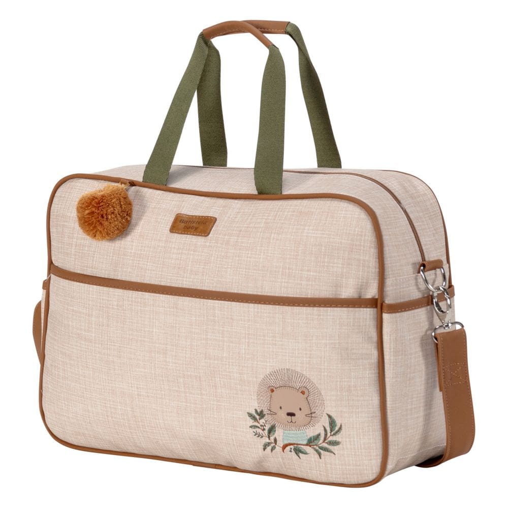 Bolsa Maternidade Média Leão - Bege - Batistela Baby