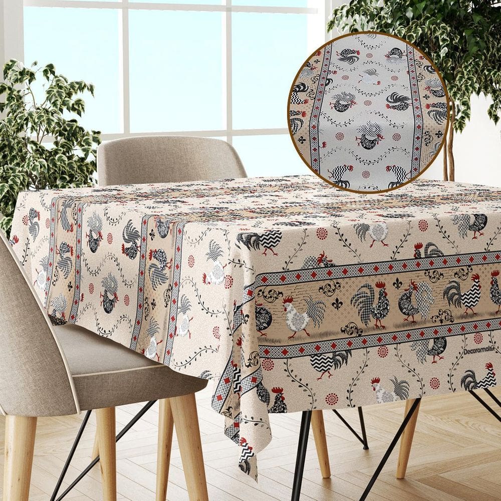 Toalha Mesa Plástica Térmica Roça Bg 12 Lugares 1,40X3,00