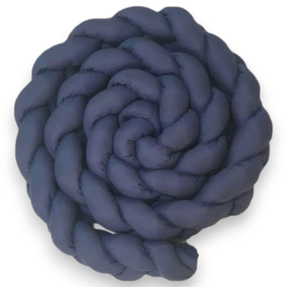 Trança Protetora 4 Metros Para Berço Para Bebê Marinho