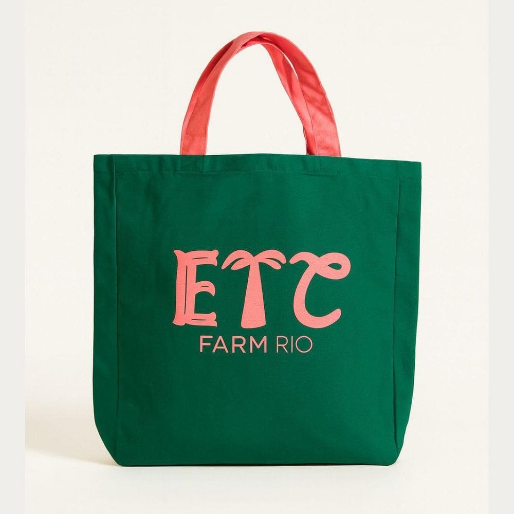 Bolsa Farm Totebag Sacola Verde