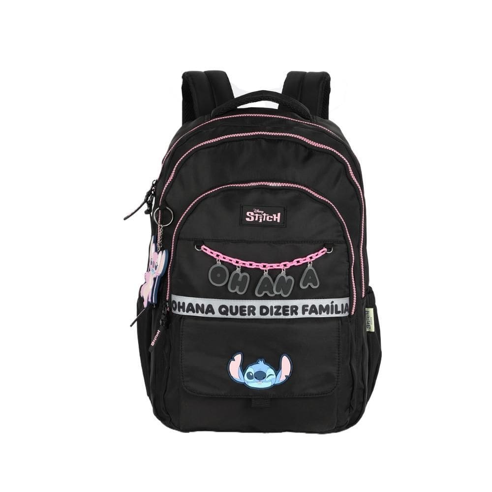 Mochila Escolar Notebook Disney Stitch  Resistente