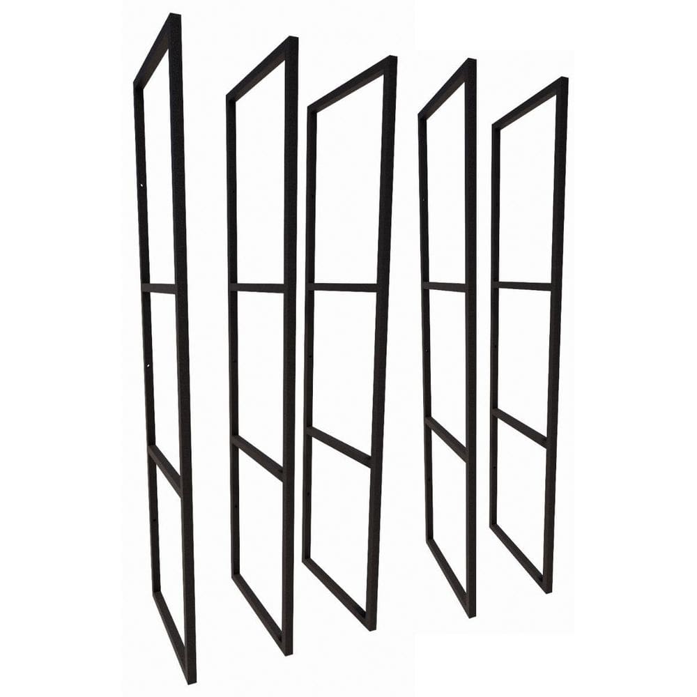 5 Suporte Prateleira Estilo Industrial Parede Teto 100X28Cm