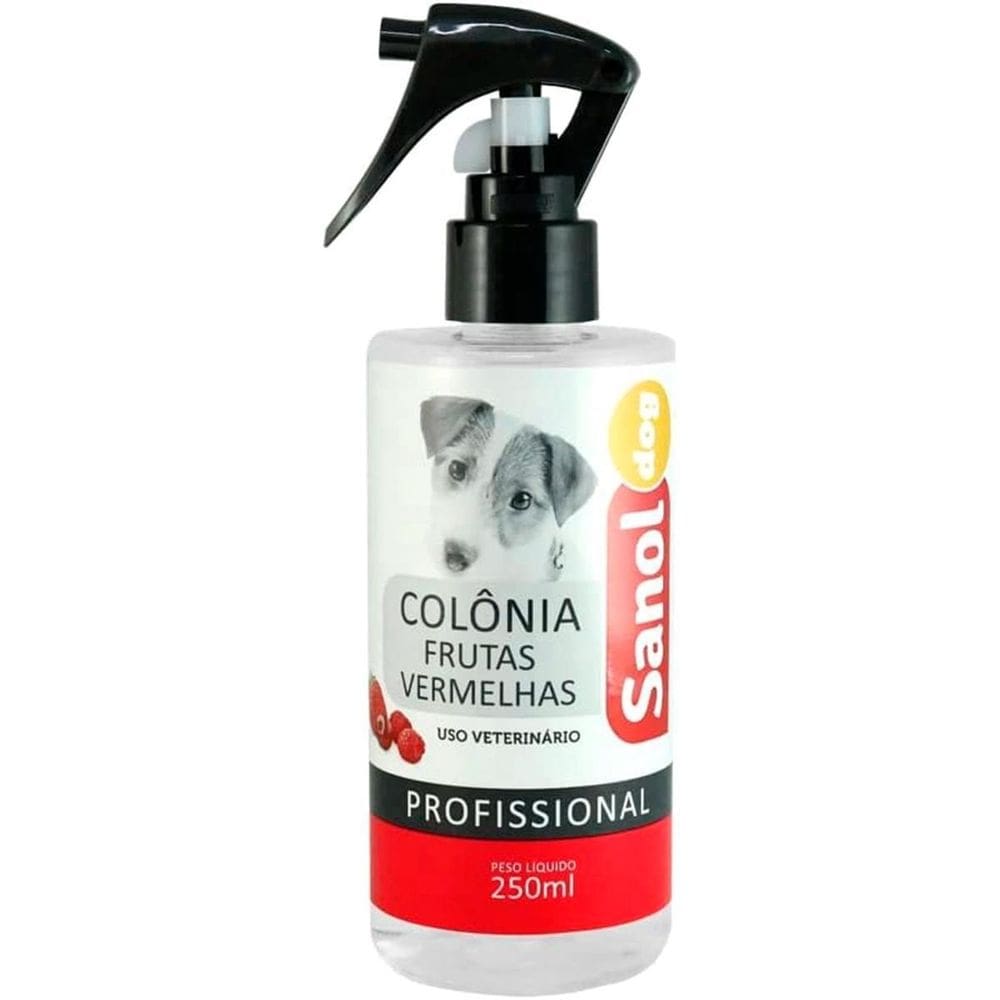 Colônia Perfume Sanol Dog 250Ml Colônia:Frutas Vermelhas