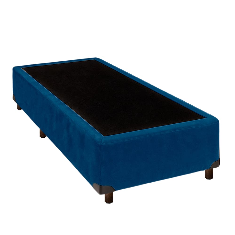 Cama Box Solteiro Azul Nature 88x188