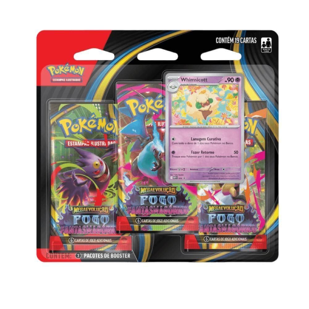 Cartas de Jogo Pokémon Megaevolução 19 Unidades - Copag