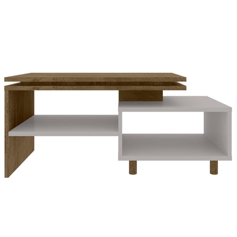 Mesa De Centro Para Sala Lima 90 Cm Bechara Off White